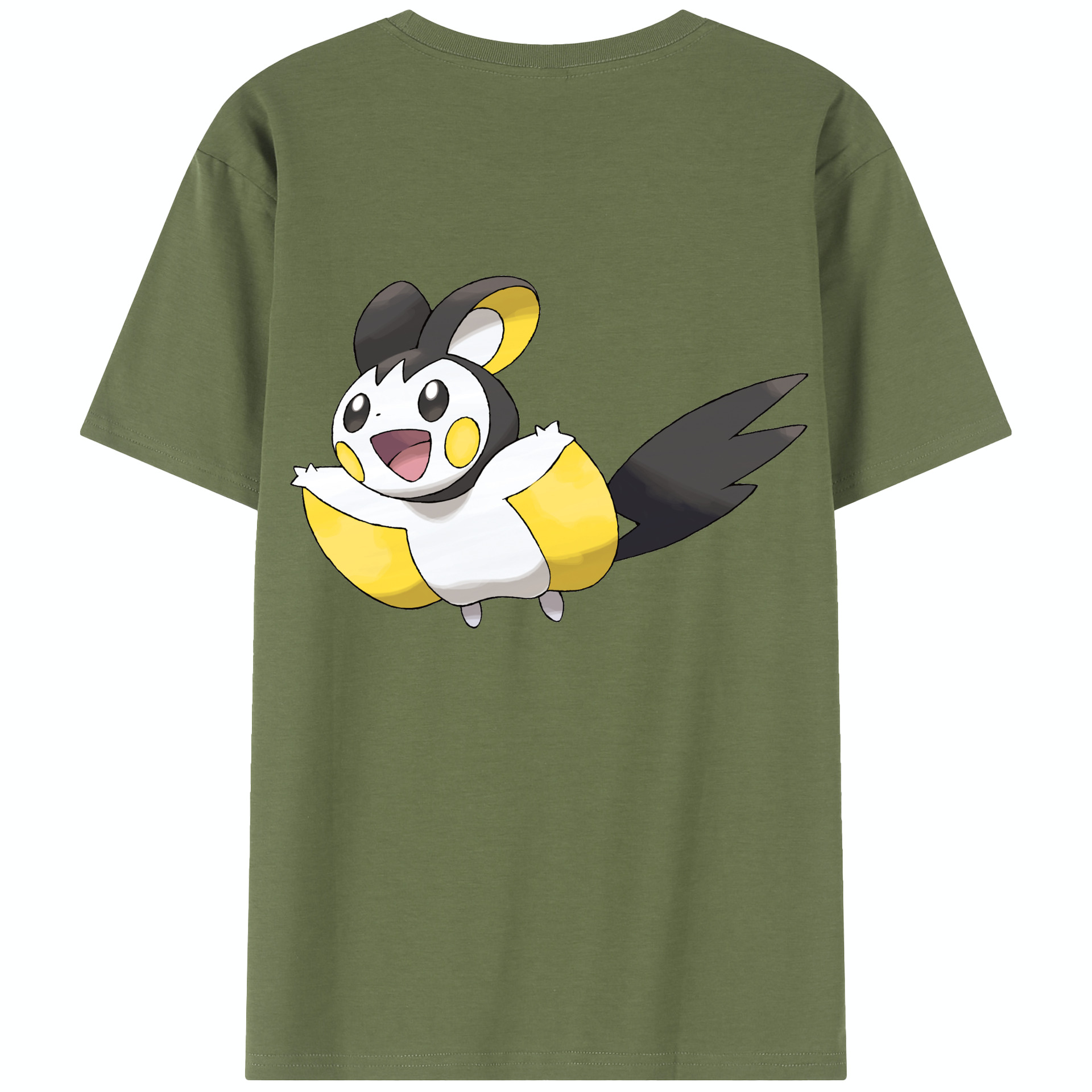 （画像用） ポケットモンスター Pokémon 綿100％半袖Tシャツ（背面プリント）